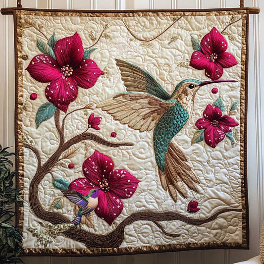 Hummingbird's Vibrant Flight WN0910095CL Quilt