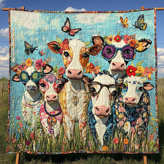 Cow Flower WT0410012CL Quilt