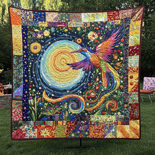 Hummingbird And Magical Twilight WN0810019CL Quilt