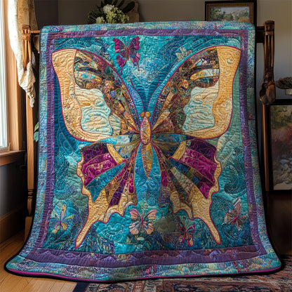 Abstract Butterfly WY1302019CL Quilt