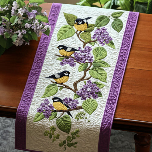 Chickadee Elegant CP2004175CL Quilted Table Runner
