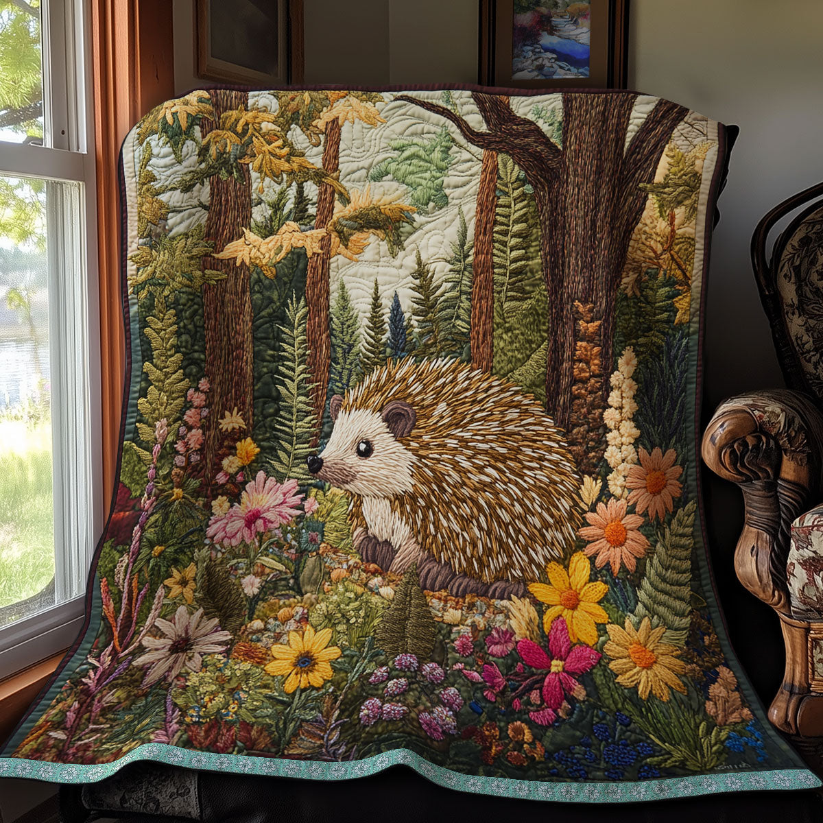 Hedgehog Flower WX2011030CL Quilt