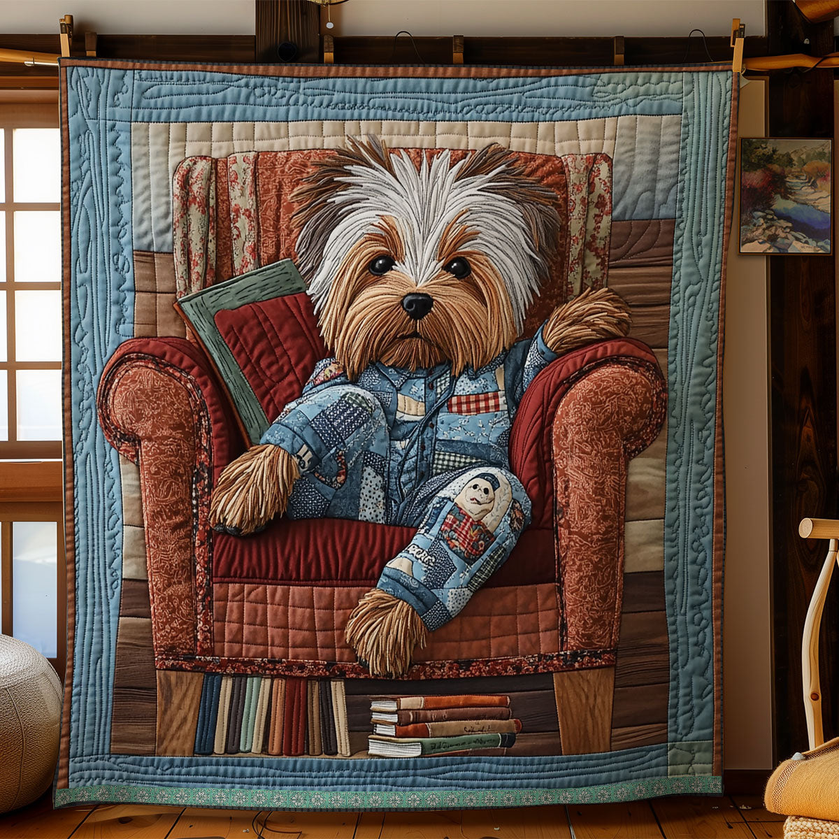 Yorkshire Terrier WX0912026CL Quilt