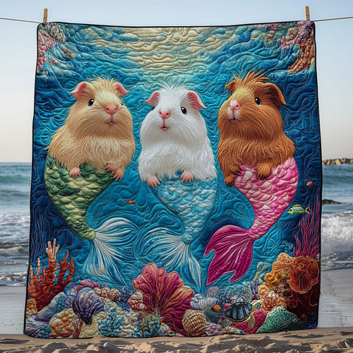 Mermaid Guinea Pig WY0512029CL Quilt