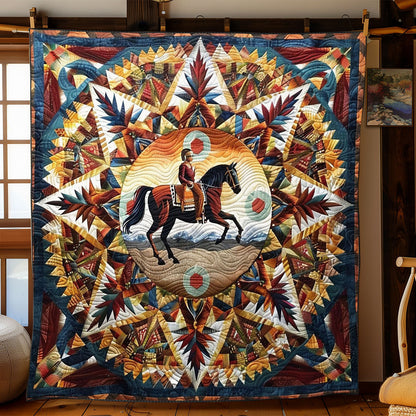 Horse Native American WJ0201005CL Quilt