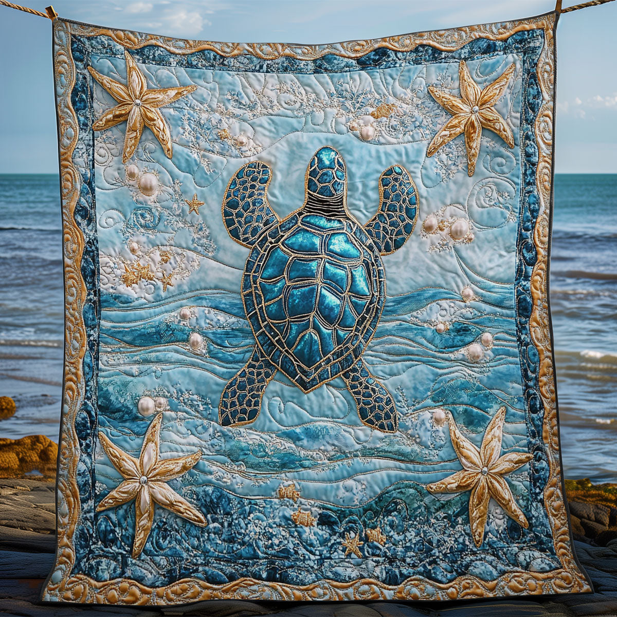 Glorious Turtle WY2702082CL Quilt