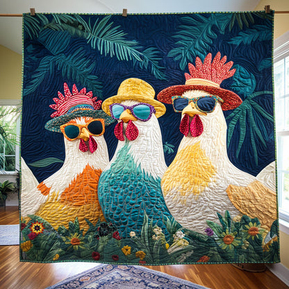 Adventurous Chicken WJ1211001CL Quilt