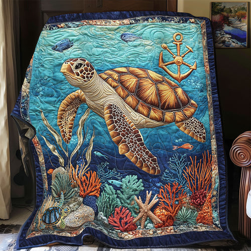 Turtle Life WY1912061CL Quilt