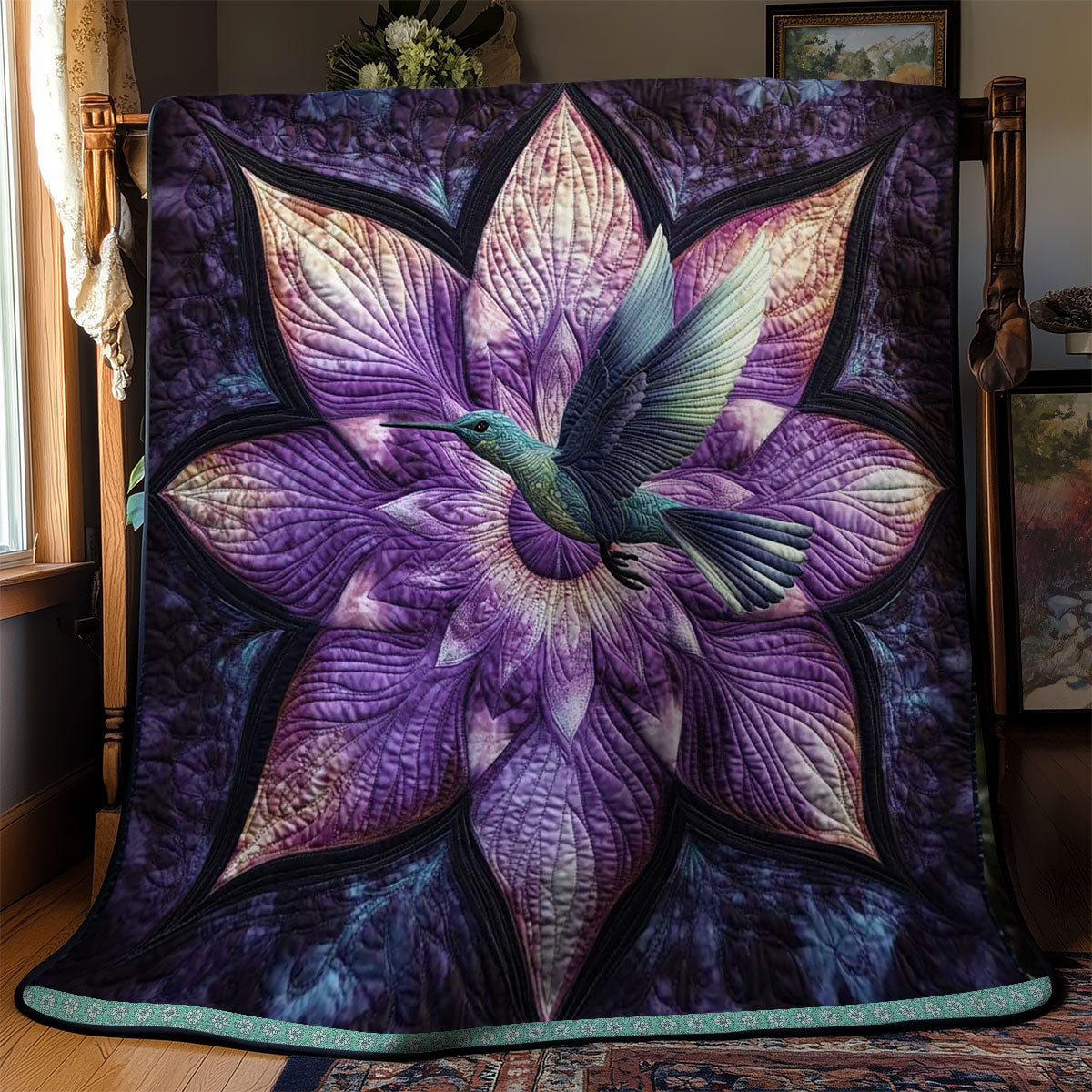 Hummingbird Flight WN2709063CL Quilt