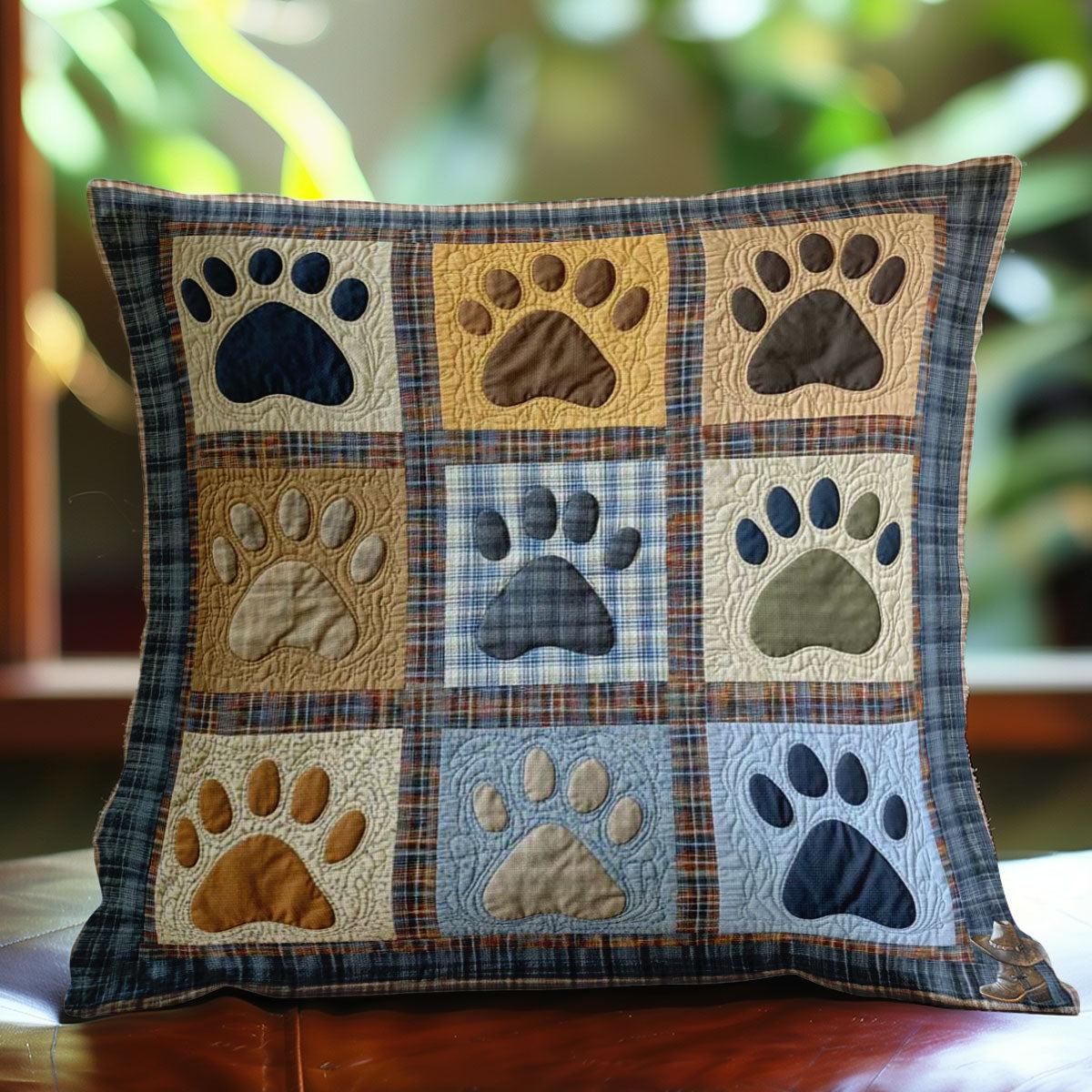 Doggy Paw WN0310155CL Quilt Pillow Case