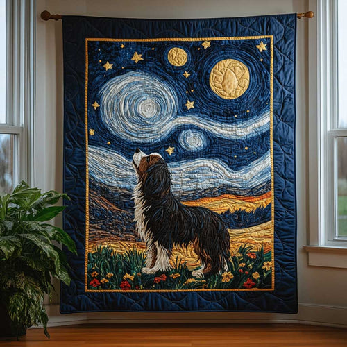 Nightfall Border Collie WP1809012CL Quilt