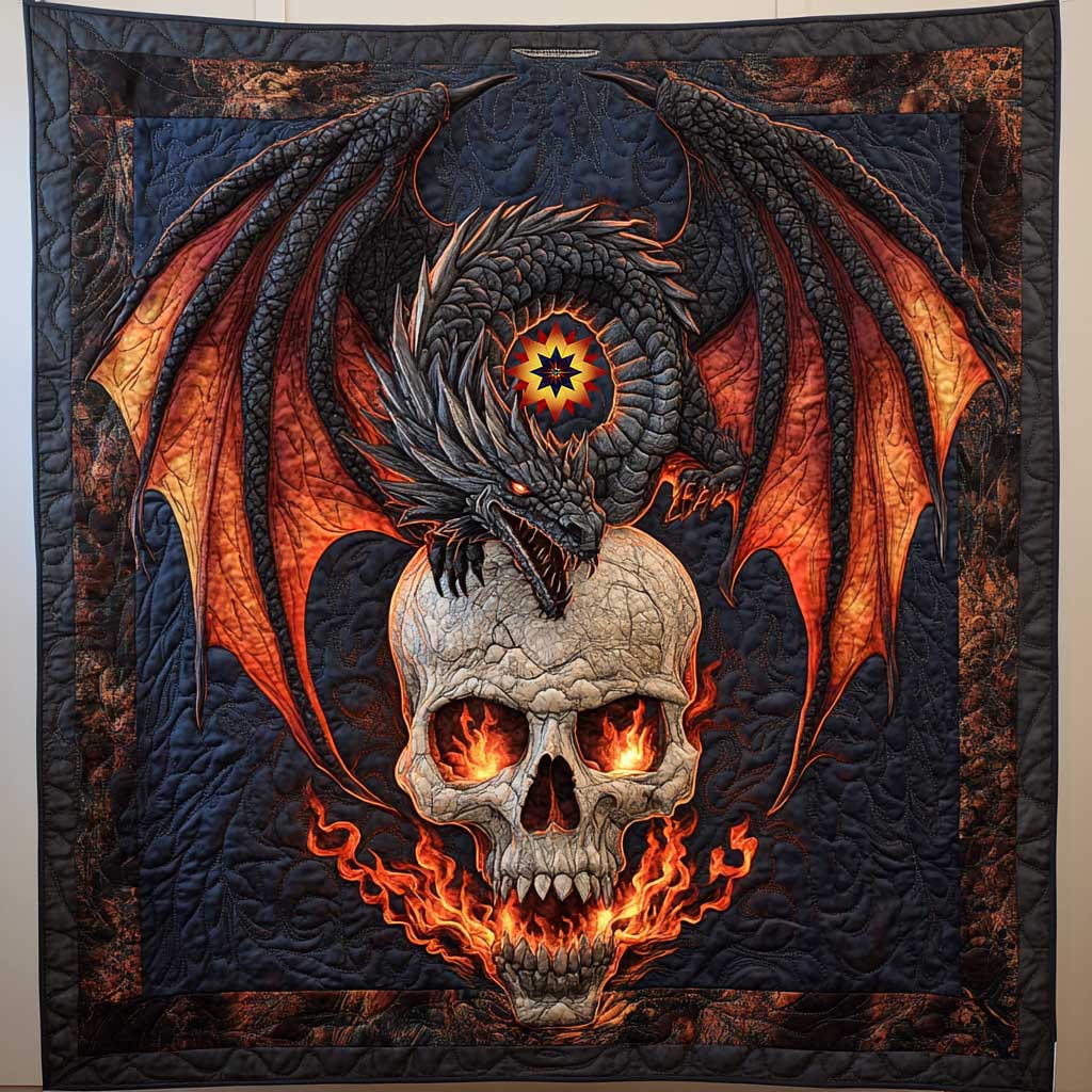 Infernal Dragon WN0612065CL Quilt