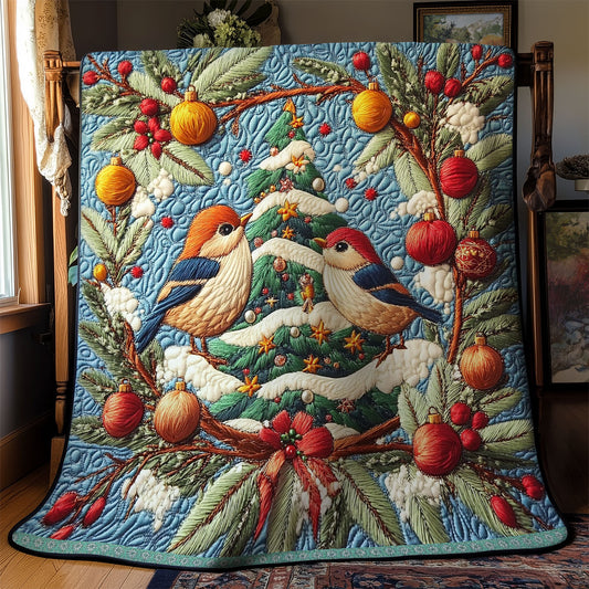 Bird Christmas WX0312007CL Quilt