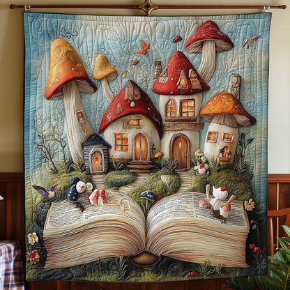 Mushroom Book WY2011041CL Quilt
