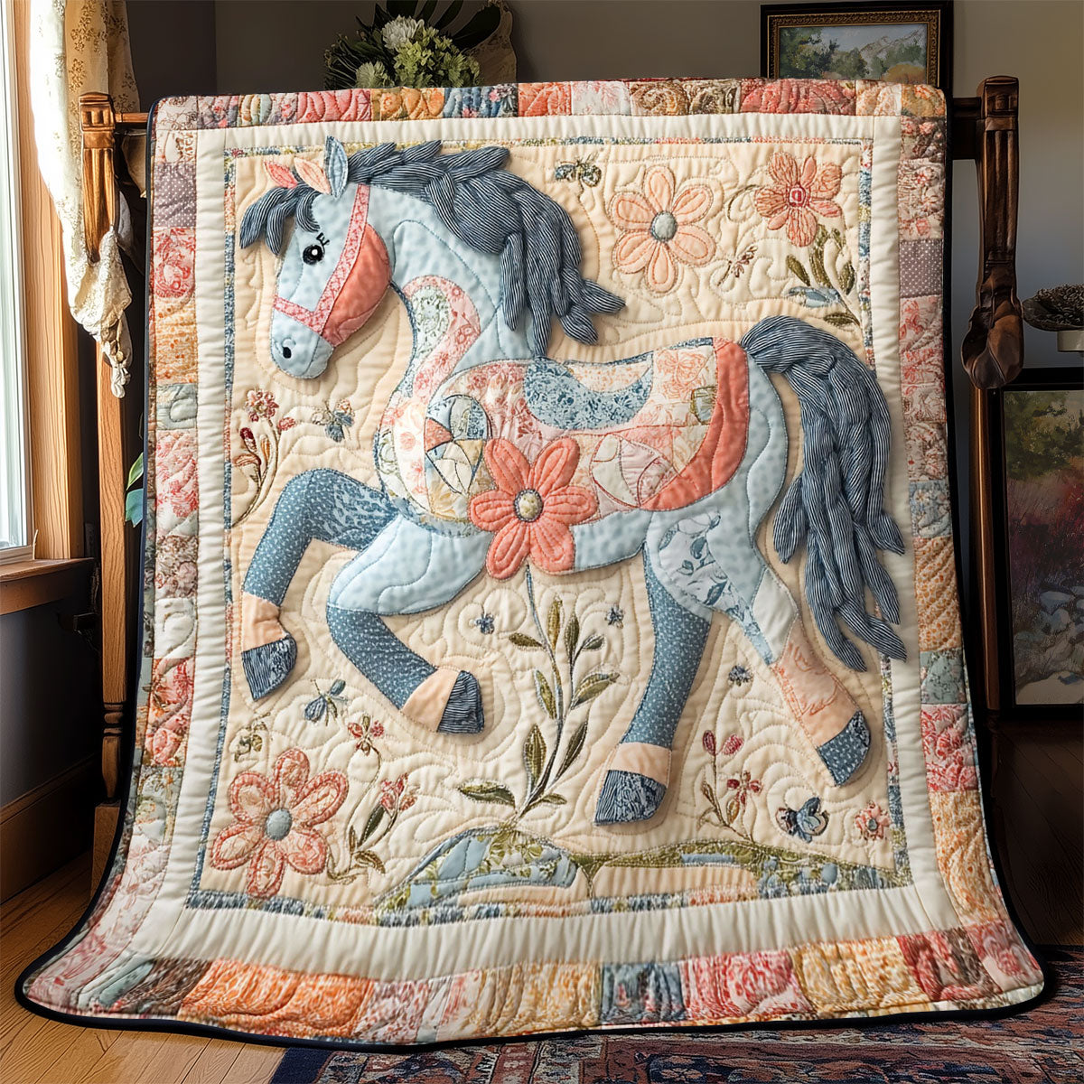 Pastoral Gallop WJ0301009CL Quilt