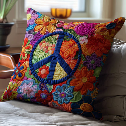 Trippy Hippie Sign WJ2809032CL Quilt Pillow Case