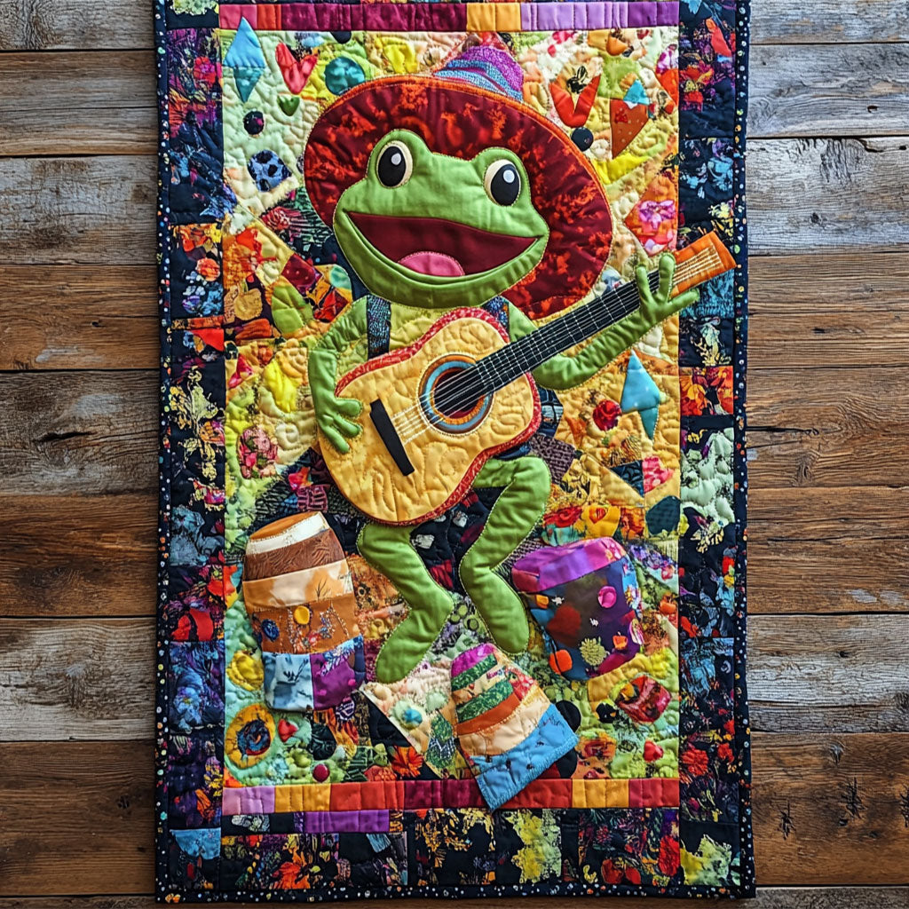 Happy Frog WY2802081CL Quilted Table Runner