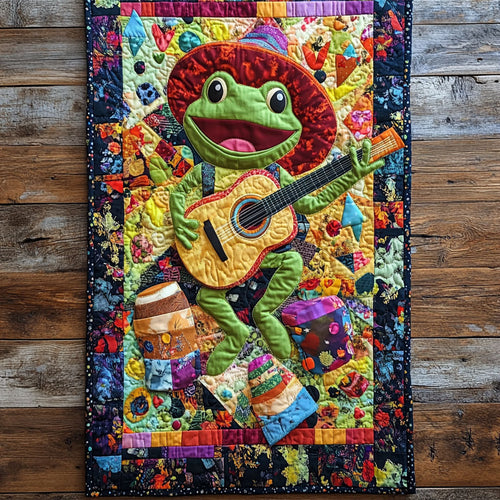 Happy Frog WY2802081CL Quilted Table Runner