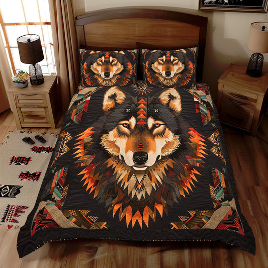 Wolf Native American WJ2312035CL Duvet Cover Set