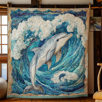 Dolphin Ocean WX0412008CL Quilt