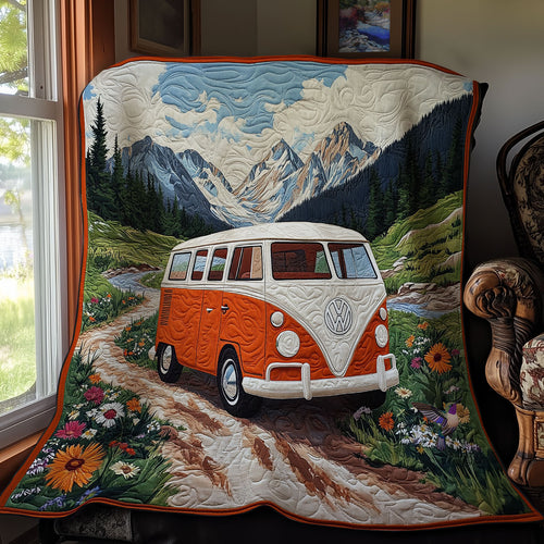 Orange Van WY2911036CL Quilt