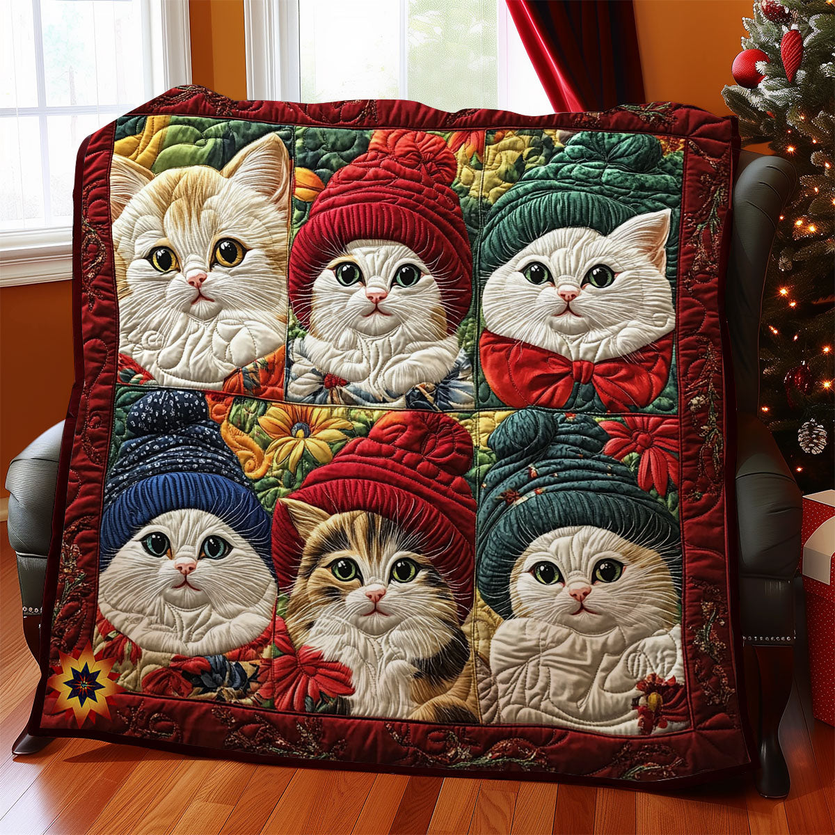 Cozy Cat WY1012032CL Quilt