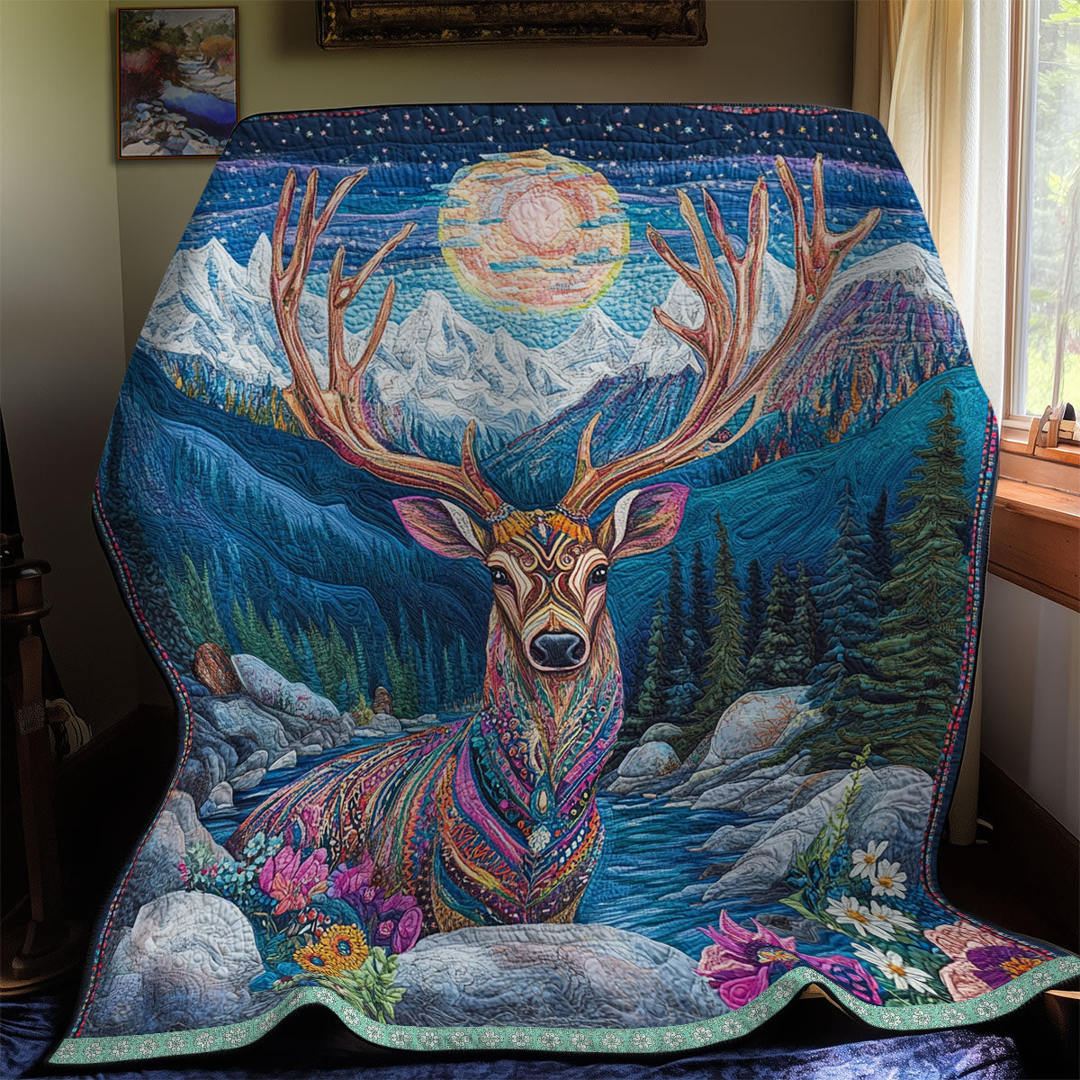 Majestic Deer WX0512023CL Quilt