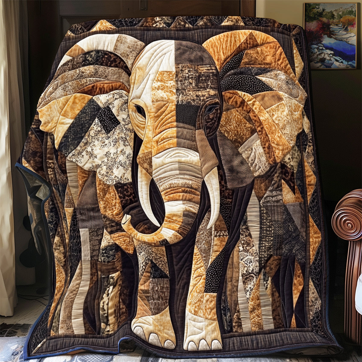 Elephant YR0206005CL Quilt