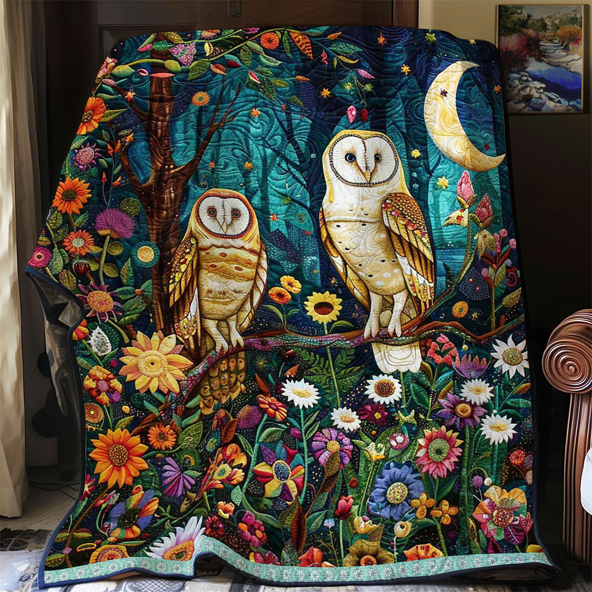 Owl Night WJ1209019CL Quilt