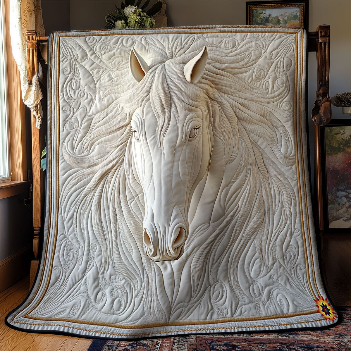 White Horse WY1411029CL Quilt