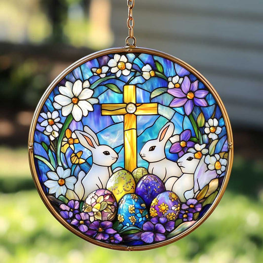 Faithful Rabbit WN0402022CL Suncatcher