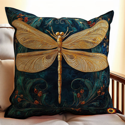 Dragonfly Royal WY0312122CL Quilt Pillow Case