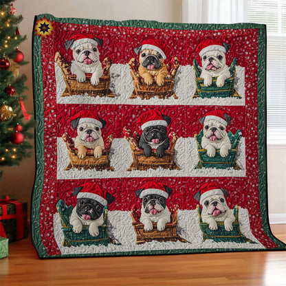 Bull Dog WY2111015CL Quilt
