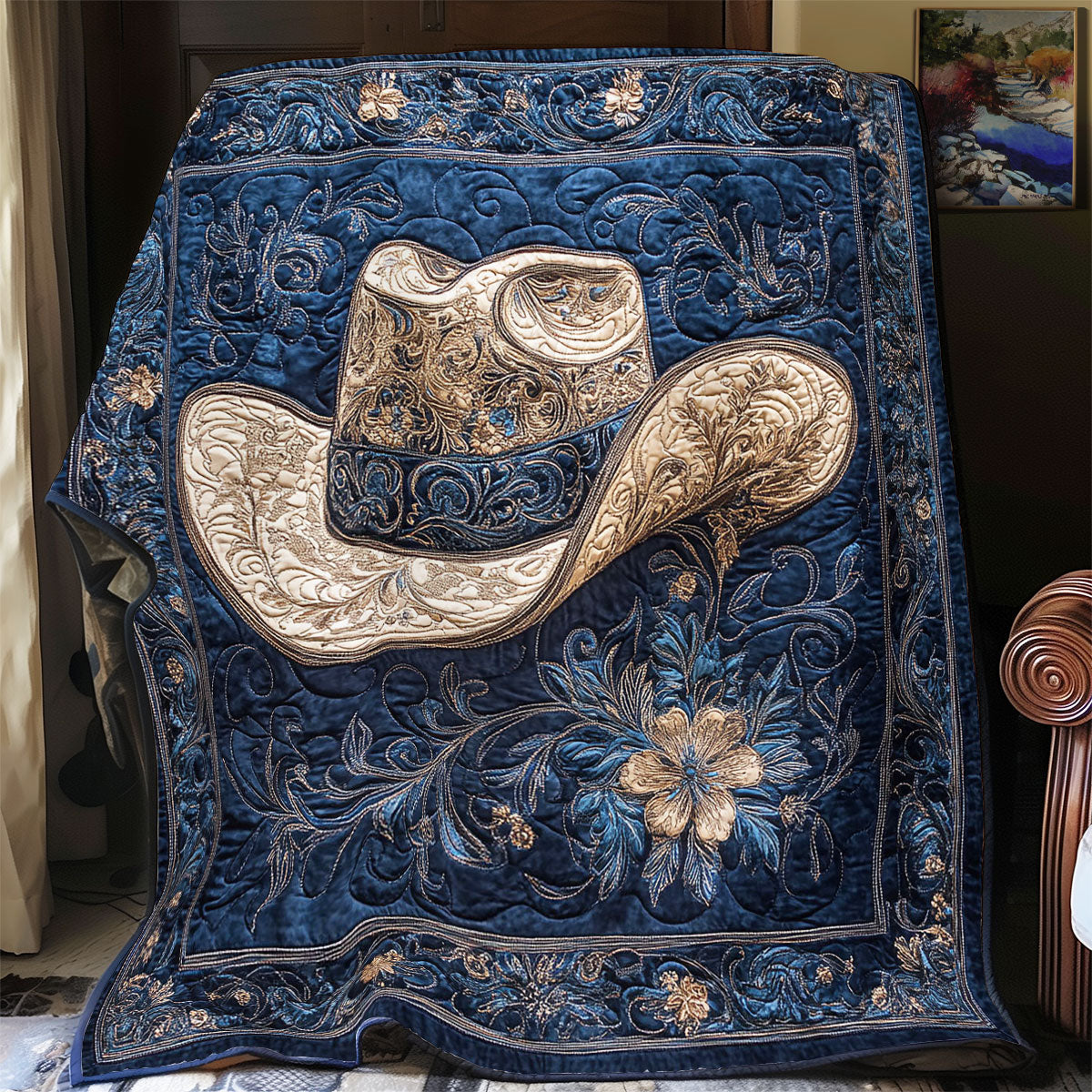 Cowboy Hat WY0801012CL Quilt