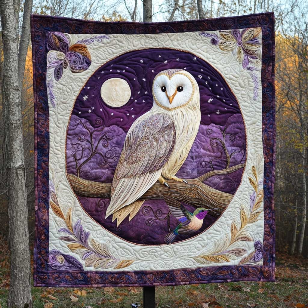 Fullmoon Night Owl WP0810024CL Quilt