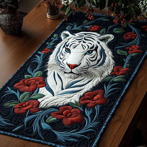 Ivory Hunter's Path CP2304024CL Quilted Table Runner