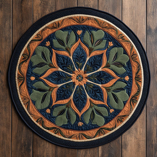 Indigo Dream CP0505005CL Quilted Round Mat