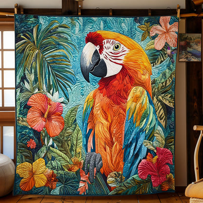 Tropical Forest Parrot WY1311011CL Quilt