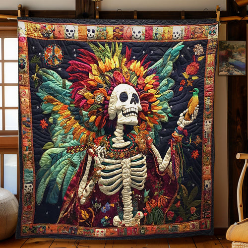 Calavera And Hummingbird Harmony WN2610043CL Quilt