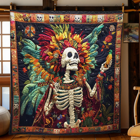 Calavera And Hummingbird Harmony WN2610043CL Quilt
