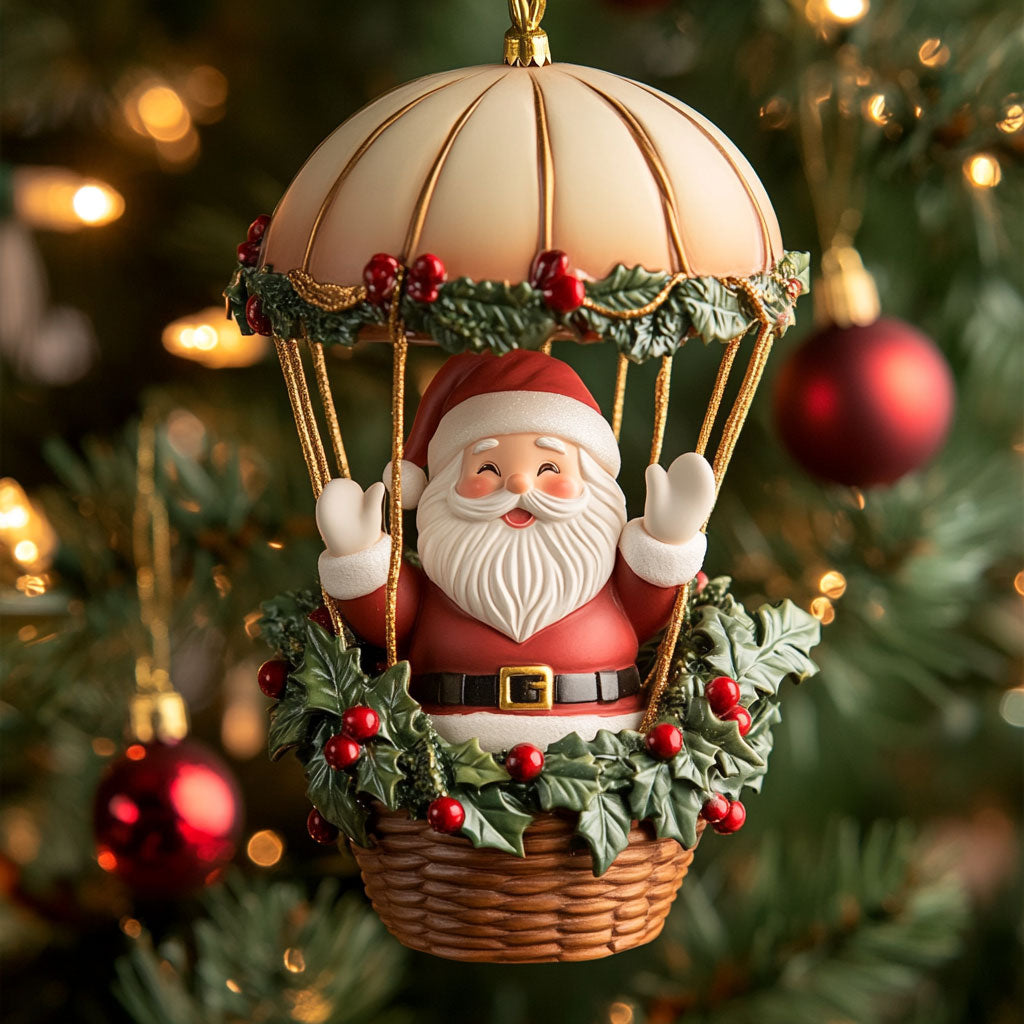 Balloon Santa CW2311008CL Christmas Ornament