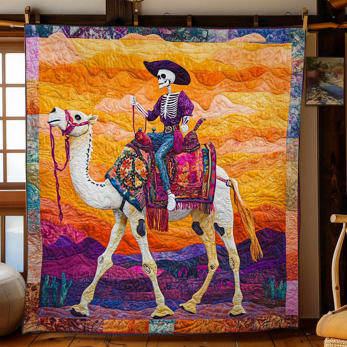 Ghostly Camel Trek WN0411049CL Quilt