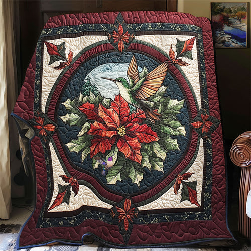 Winter Of Hummingbird WY1810004CL Quilt