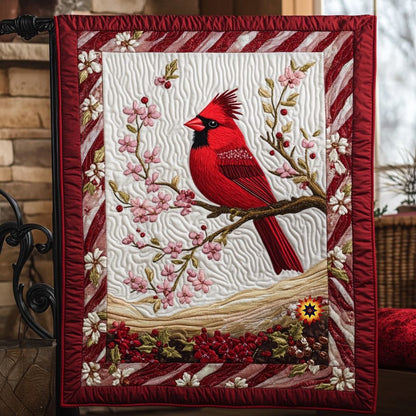 Gorgeous Cardinal WU0411046CL Quilt