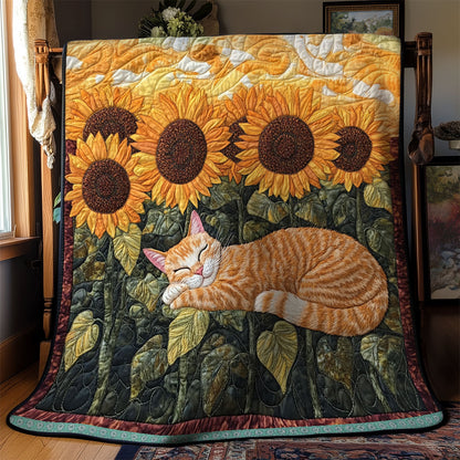 Cute Cat Sleeping WX1212013CL Quilt