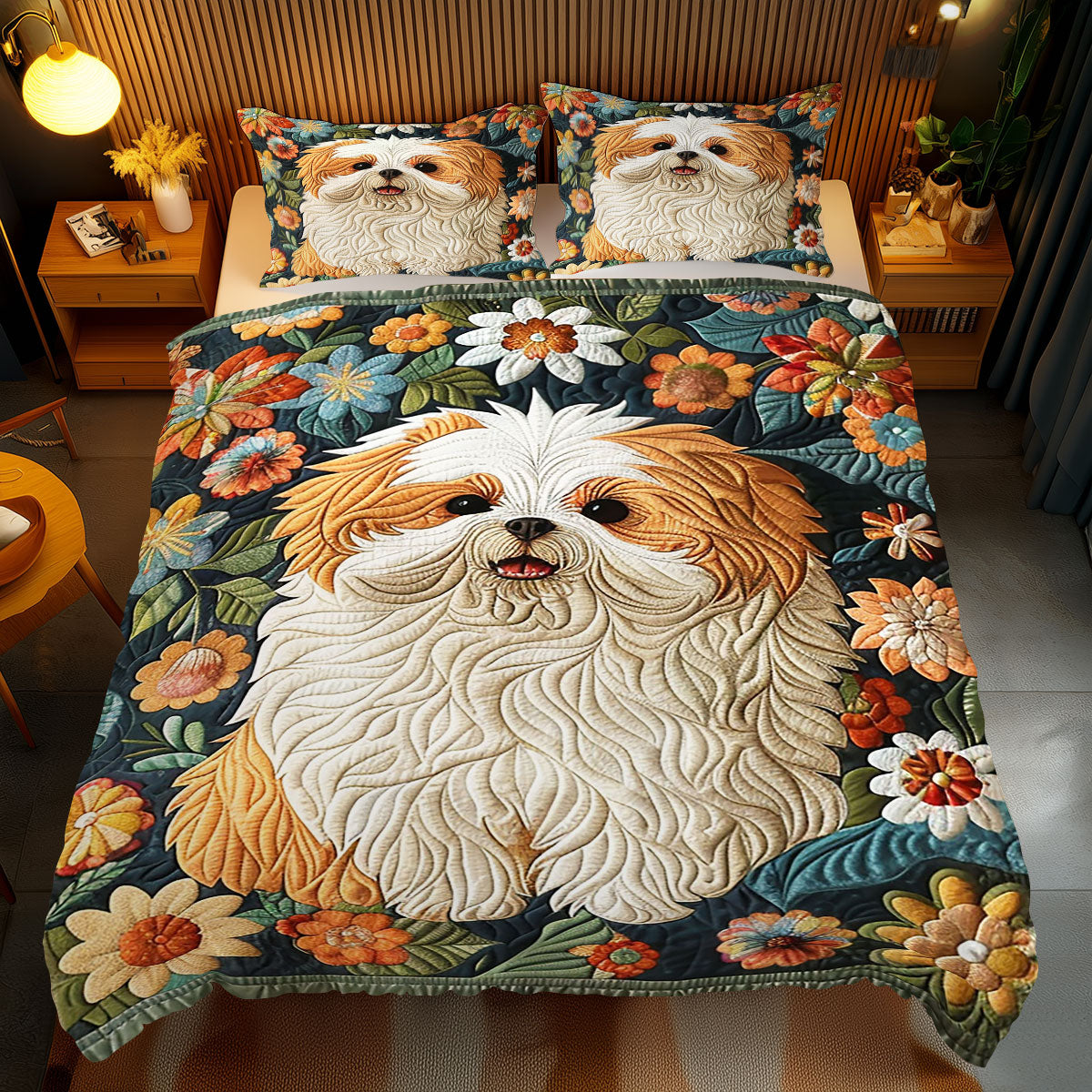 Cute Pomeranian WJ2410025CL Duvet Cover Set