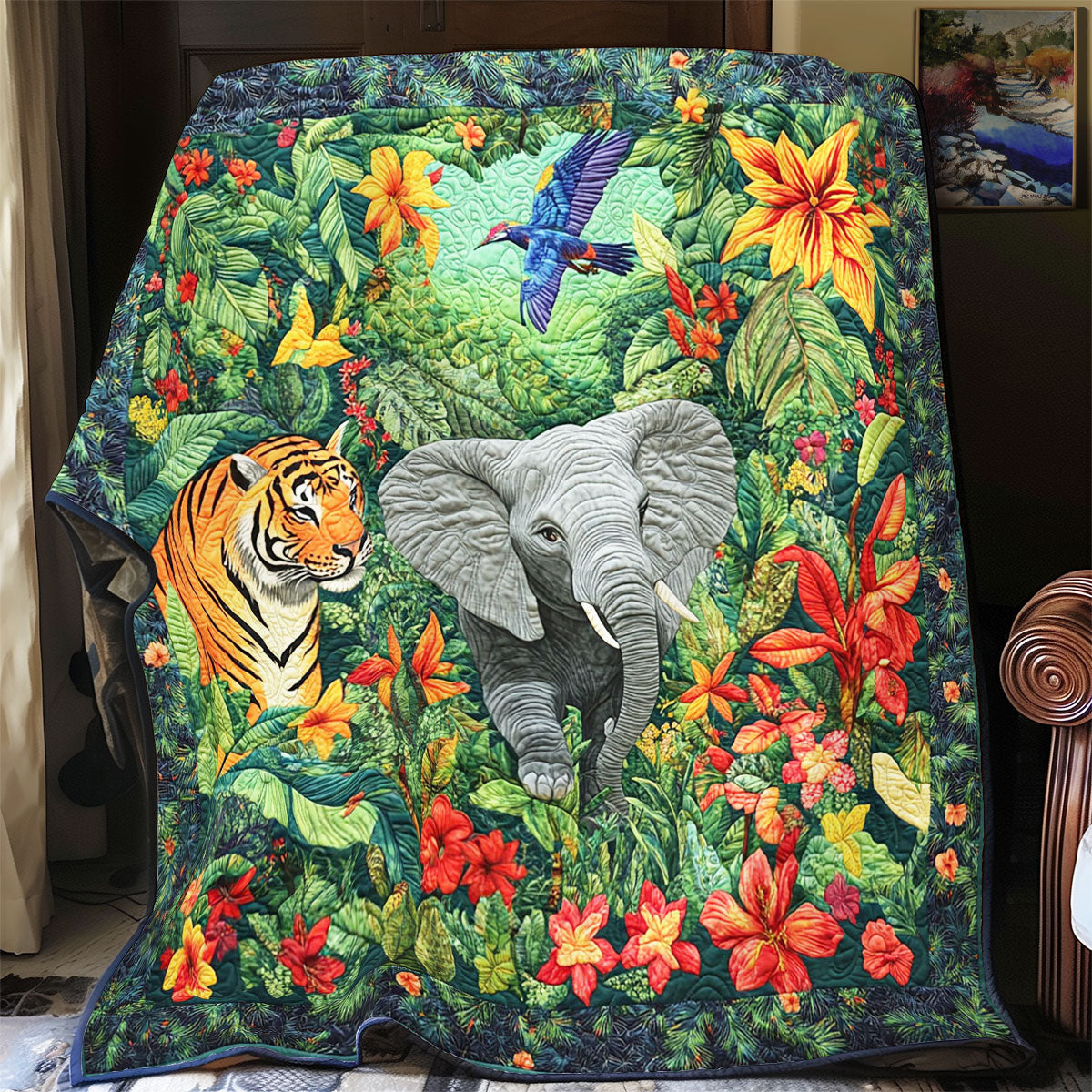 Tropical Forest WY0202076CL Quilt