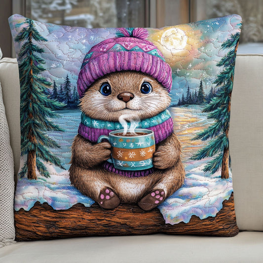 Otter Happy WT1403130CL Quilt Pillow Case