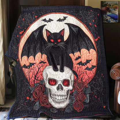 Skull Cat WX2201042CL Quilt