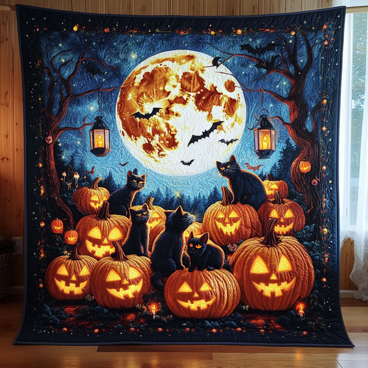 Mystic Pumpkin Cat CW1607029CL Quilt